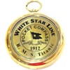 Smizzy Brass Compass White Star line RMS Titanic 1912 Brass