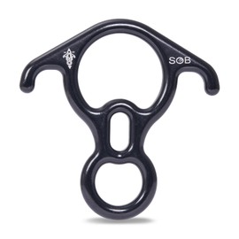 SOB Abseilachter 40KN Abseiler, Climbing, 8 Descenders, Climbing Equipment, Safety Device for Outdoor Recreation, Abseiling, Climbing, Hammock