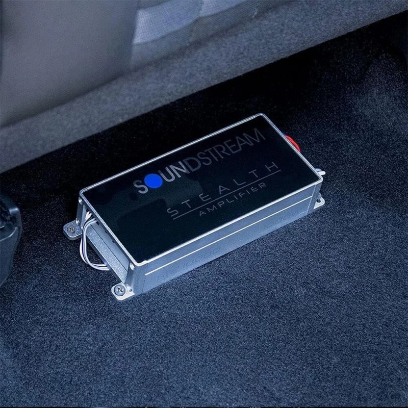 Soundstream ST2.1000D Stealth Series 1000W Class D 2 Channel Amplifier