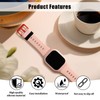 YFANITI 8 Pcs Watch Band Keepers,0.63in/0.71in/0.79in/0.87in Silicone Watch Strap Holder