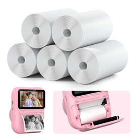 GREENKINDER 5 Rolls of Printing Paper for Children's Camera, Instant Printing Thermal Paper, Refill Paper for Children's Camera, Instant Camera Printing Paper for Children (for the Instant Print