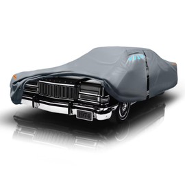 Waterproof Mercury Grand Marquis Marquis(1983-2011) Car Cover with Breathable Vents, [2025 Upgrade] Premium Covers with Cotton Liner And Zipper Door, Sun Rain Snow Dust Uv Protection.(Gift with Towel)