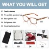OCCI CHIARI Slim Reading Glasses for Men Women 1.25x Stylish
