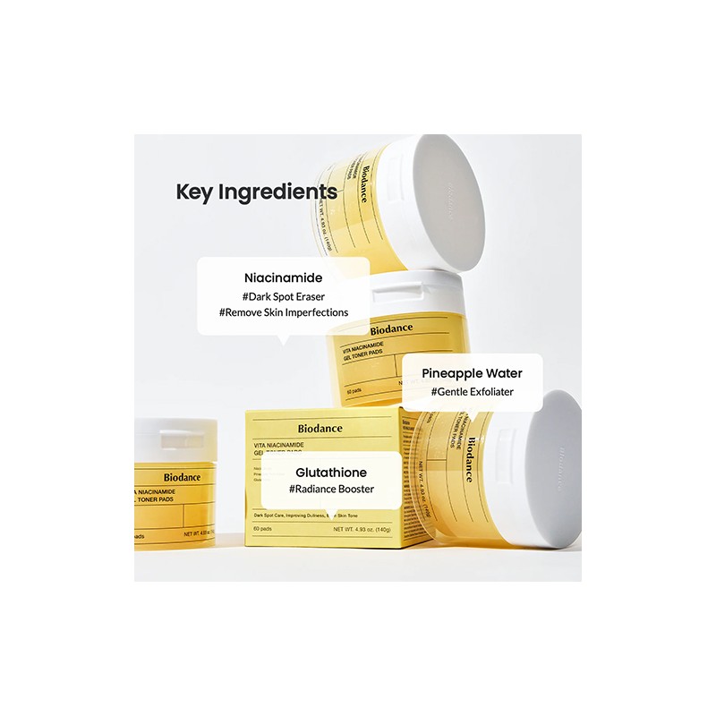 Biodance [Biodance]Vita Niacinamide Gel Toner Pads (60 pads)