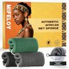 Esponja de red africana Mifeloy Paquete de 3 estropajos exfoliantes