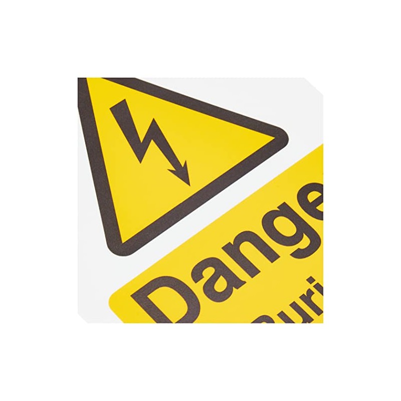 Danger Buried Cables Sign 150mm x 200mm - Rigid Plastic