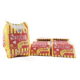 Snappy Light Butter Microwave Popcorn, 3.5 oz Large Bags, 48 Count, Non-GMO, Whole Grain