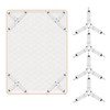 AUAUY 4 PCS Bed Sheet Clips, Adjustable Bed Sheet Straps