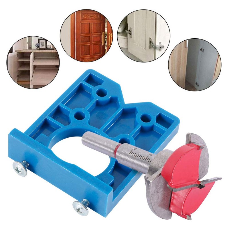 35mm Concealed Hinge Drilling Jig Hinge Jig Hole Forstner Guide