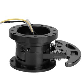 Tilt Flipped Racing Steering Wheel Quick Release Hub Kit Removable Adapterautomotive Steering Wheels No Complicated Tools Convenient for Using (Black)