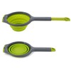 PREPWORKS Kitchen Tool Collapsible Strainer, 1.5 Quart, Green