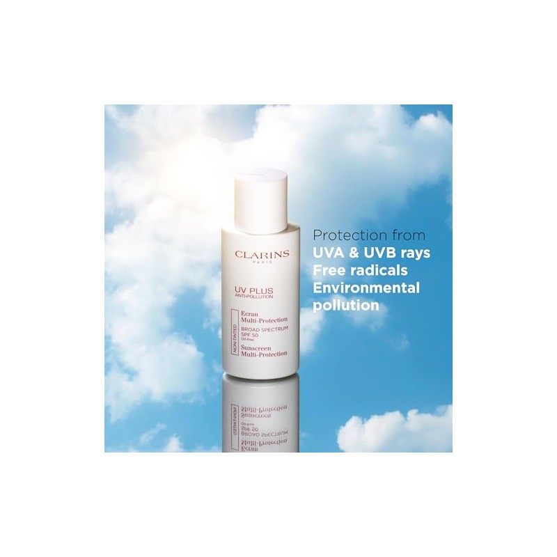 Clarins Protector solar anti contaminación UV Plus para rostro |