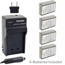 Kastar BLN-1 Battery & Travel Charger for Olympus OM-D E-M5 Mark II, PEN E-P5, PEN-F