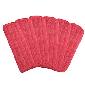 Microfiber Mop Replacement Pads for Wet/Dry Mop Floor Cleaning Pad Fit All Spray Mops (6 Pack)