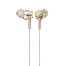 Sony MDR-EX255 Earphones, In-Ear Earphones, Gold, MDR-EX255 N