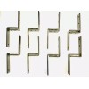 G&J 8 Packs Bypass Door Bracket Wall-Mount Black Steel for