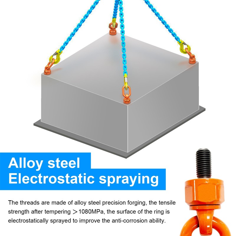Eye Bolt M10 x 19 Max Load 0.6 Tons Metric