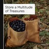 Wrenbury Collapsible Mushroom Foraging Bag - Waxed Canvas Mushroom Foraging