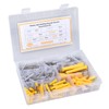210 Uds tornillo autorroscante M5 M6 M8 surtido de anclajes