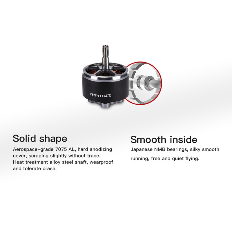 4PCS 2812 V3 1115KV Brushless Motor For FPV Multicopter Remote