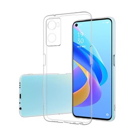 MEZON Ultra Slim Case for Oppo A96 4G – Premium Crystal Clear Back Case – Shock Absorption, Wireless Charging Compatible (Oppo A96 4G, Gel Clear)