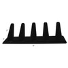 N'ice Packaging Five Finger Black Velvet (8"x2"x2"H) Showcase Finger Ring