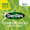 DenTek Eco-Friendly Interdental Comfort Picks - Medium/Large, for Removing Food