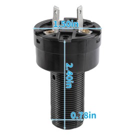 CARBBIA 102508601 Golf Cart Starter Switch Ignition Key Switch for Club Car Precedent Electric 2004-Up and 2018-UP Tempo 1025086-01