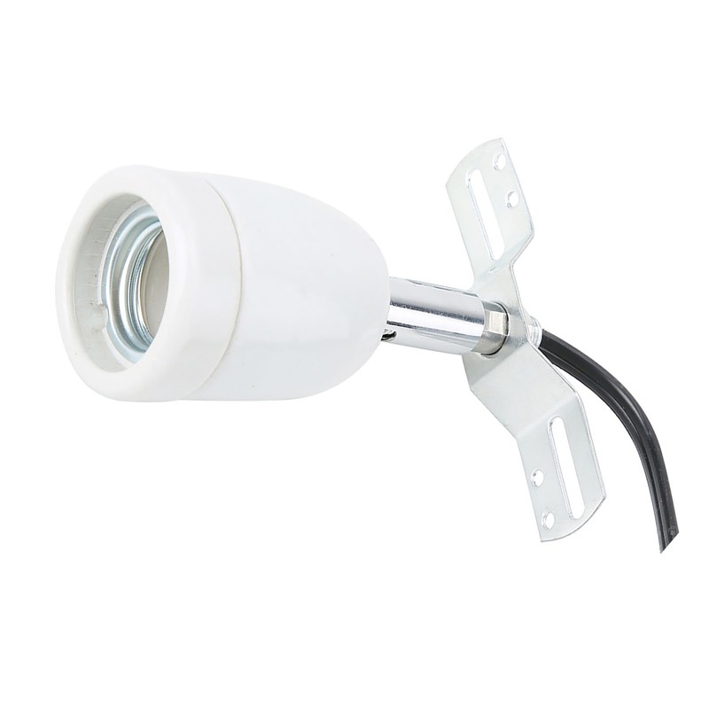 E27 Rotatable Reptile Pet Clip Heat Lamp Bulb Base Socket