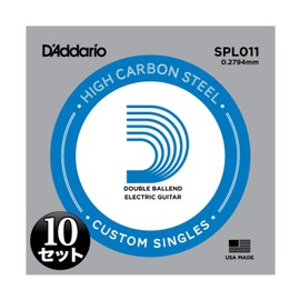 D'Addario Stainberger .011 SPL011 Rose String for Electric Guitar, Set of 10
