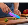 WELLSTAR Santoku Knife 5 Inch, Super Sharp German Steel Kitchen