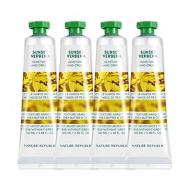 Nature Republic Large Capacity Sunset Verbena Shea Butter Hand Cream 100ml 4pcs / 네이처리퍼블릭 대용량 선셋버베나 시어버터 핸드크림 100ml 4개