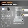 EDOU 530 GPH Above Ground Pool Cartridge Filter Pump –