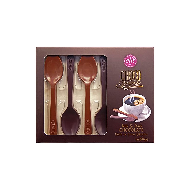 ELIT 1924 Chocolate 6 Spoons (Milk & Dark Chocolate) 54g