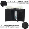 SENDEFN Men's Leather Wallet with RFID Protection - Men's Wallet