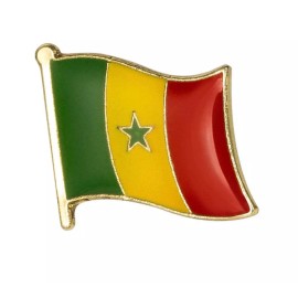 PatchesOhoul Senegal Flag Lapel Pin 5/8" x 5/8"