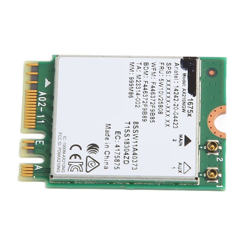 WiFi Card Wireless Tri Band 1675X AX210NGW M.2 NGFF WI‑FI6E