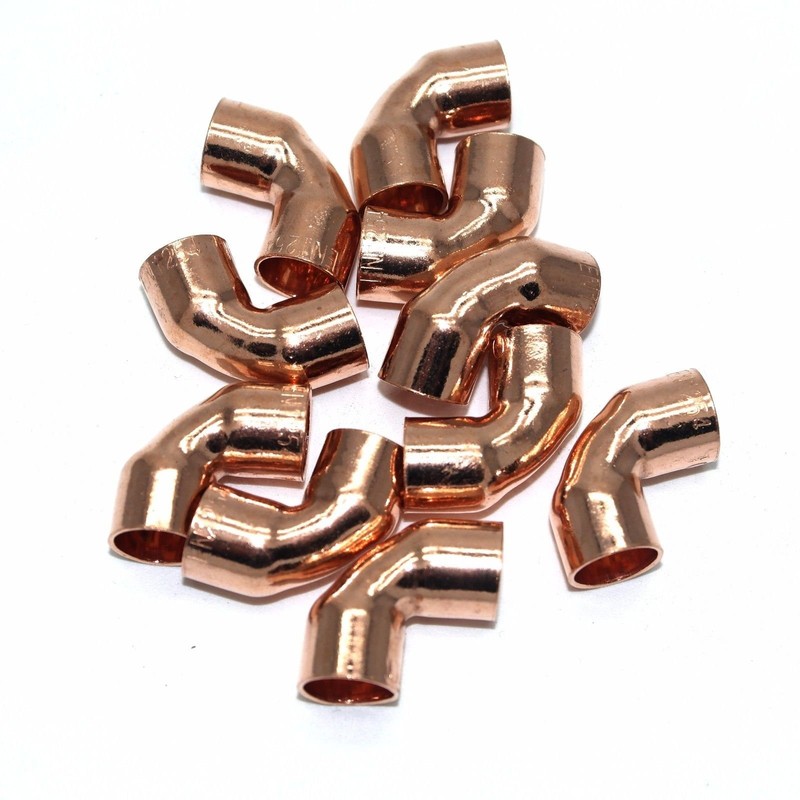 10mm End Feed Copper 90° Elbow 1 x Pack of