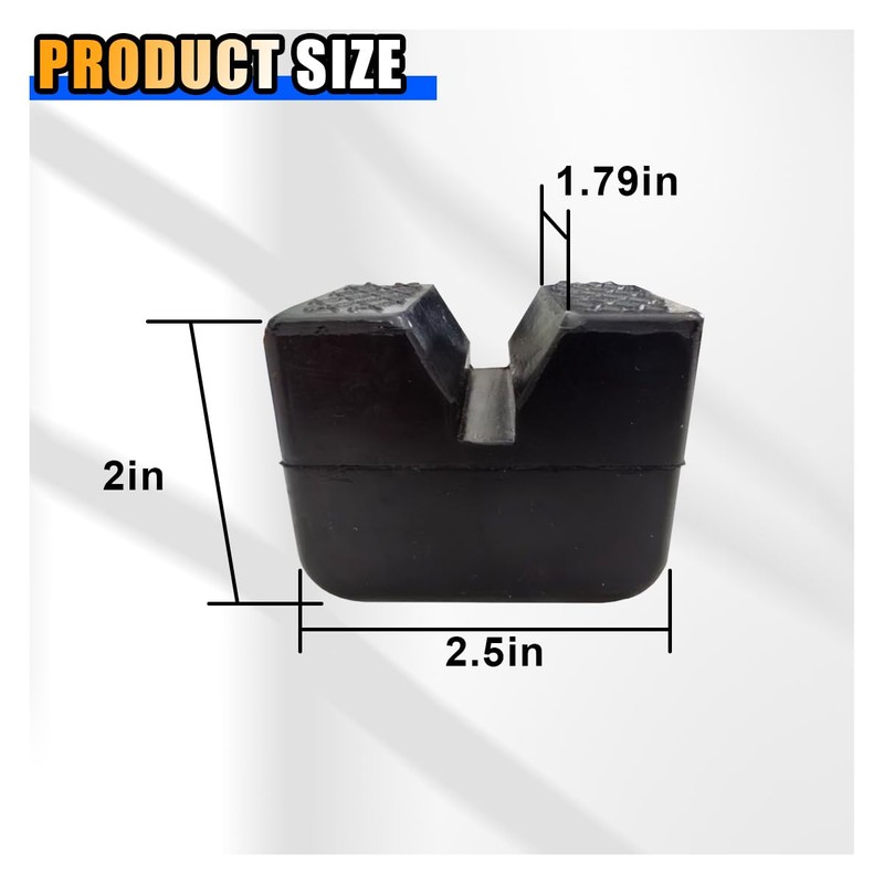 Jack Pad Adapter, Rubber Floor Jack Stand Pads, Universal Heavy