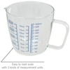 EIKS Glass Milk Frothing Pitcher Mixing Cup for Coffee Espresso