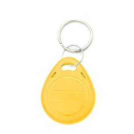 Key Id Tags BE-TOOL 10pcs Per Pack 125Khz RFID Proximity ID Card Token Tags Key Fobs Keyfobs with Split Ring Key Ring for Door Access Contorl System (Static, Yellow)
