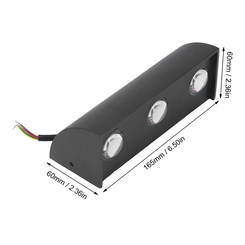 LED Wall Lights 3 LED 3W Glareless Soft Warm Light