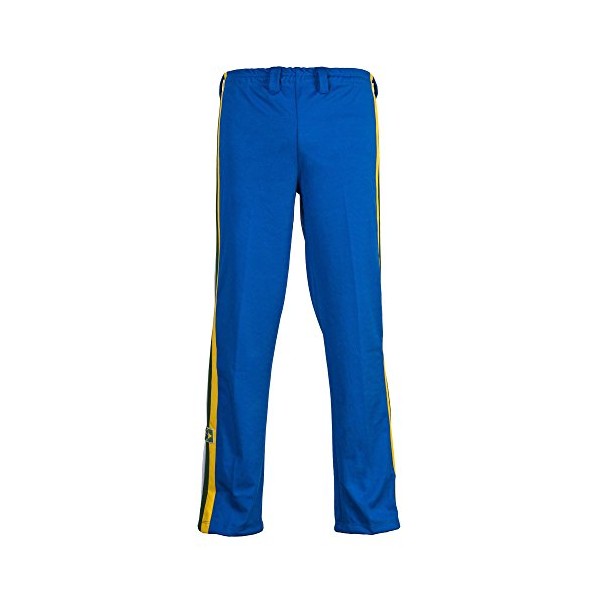 Authentic Brazilian Capoeira Martial Arts Pants - Unisex (Blue with