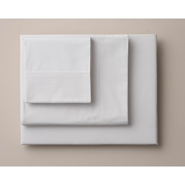 DAMAREL SMART WELLNESS TEX-THERAPY 100% Cotton Percale 200 Thread Count Mercerised and Preshrunk 3 Piece Baby Bedding Set to Fit Cot or Moses Basket (White, 70/140)