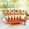 Wooden Ice Cream Cone Holder Stand - 13" L X