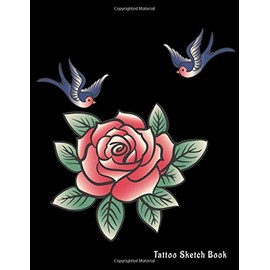 Tattoo Sketch Book: Tattoo Drawing Logbook Journal , Designs Vintage | New Idea in black Tattoo Sketchbook for Men and Women 8.5 x 11 inch