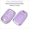 QBUC for GMC Key Fob Cover with Keychain Chrome Trim