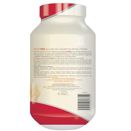 Vitaminas Y Minerales En Polvo NutravitPlus By Gaero Shop-NutraCeltics-Alto En Proteínas-Sabor Vainilla-Con Fibra-Con Menos Azúcar-Endulzado Naturalmente Con Stevia-425grs- Suplemento Alimenticio