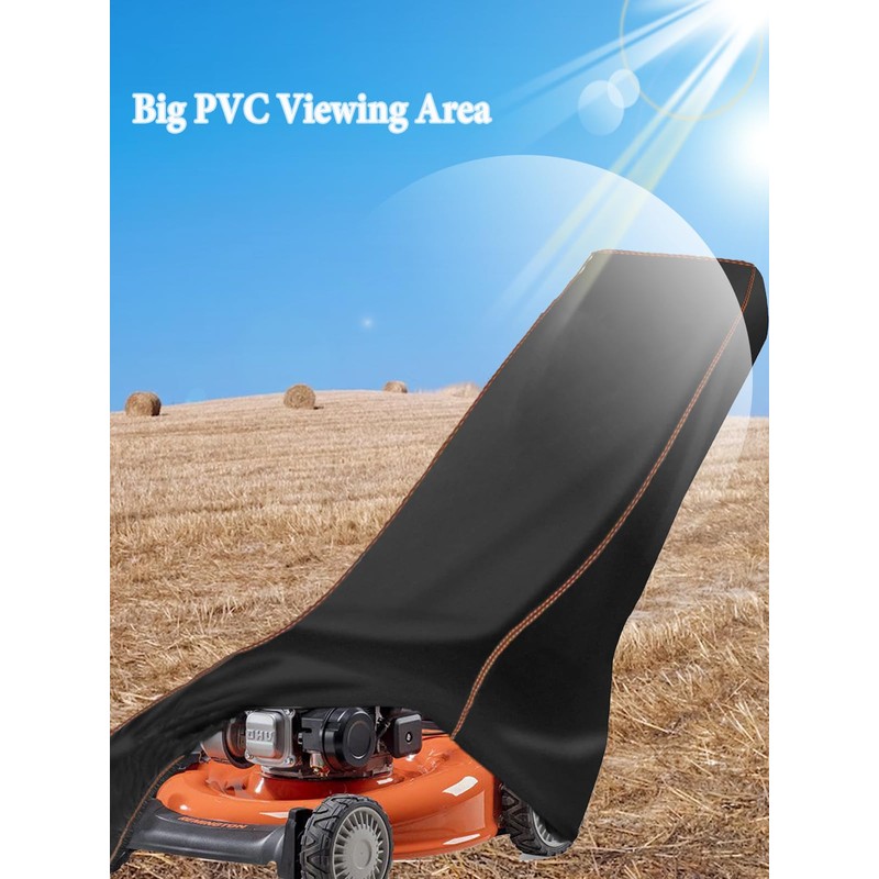 YONQIFON Push Lawn Mower Cover Waterproof Outdoors Heavy Duty 420D