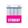 Student Badge Buddy Horizontal w/Height & Weight Conversion Charts (Oversized,